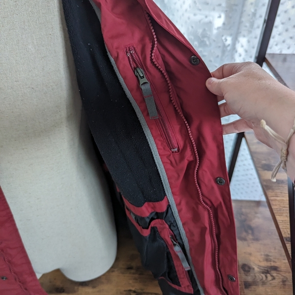 Men's Eddie Bauer Red XXL Tall Weather Edge Jacket - Picture 2 of 15